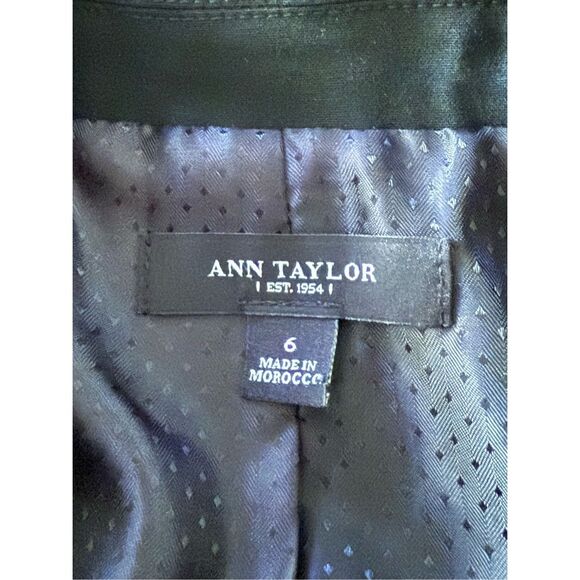 Ann Taylor one button Classic blazer in stretch Cotton Shorts ZS 6 - Picture 10 of 11